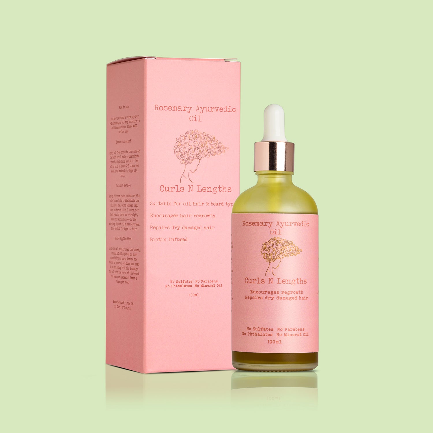 Ayurvedic oil for hair regrowth and dandruff control