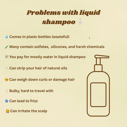 Cocoa and vanilla hair cleanser
