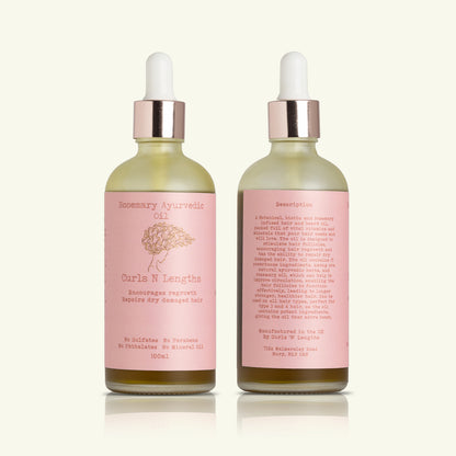 Natural rosemary scalp oil to reduce hair fall