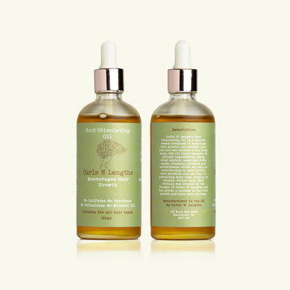 Nourishing scalp oil bottle